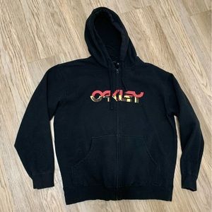 Oakley Skater Hoodie Full Zip MENS L EUC